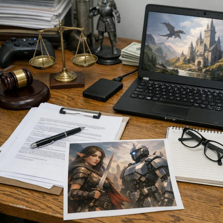 Licensing Legalities for Using AI-Generated Art in Commercial Indie Games